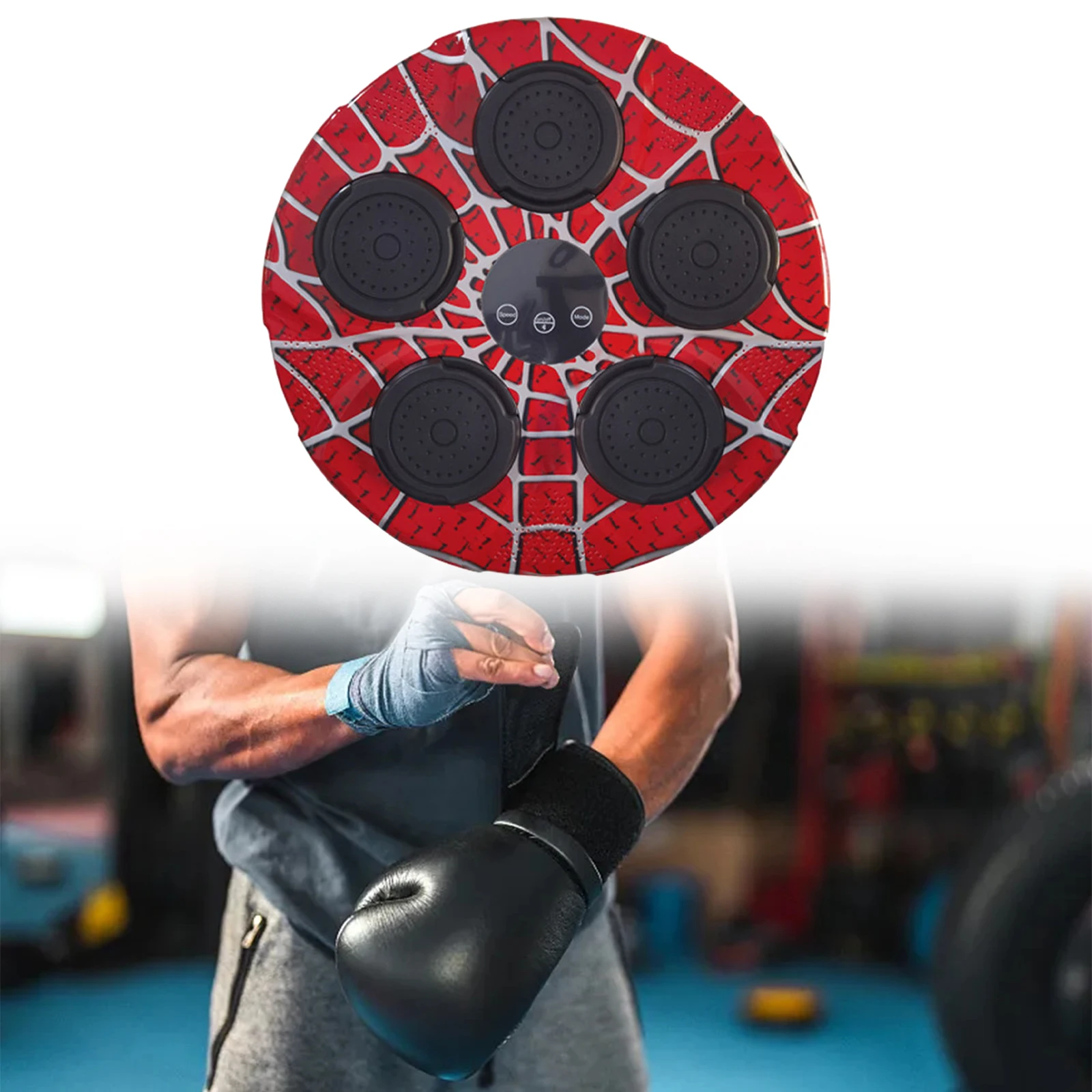 Smart Music Boxing Machine Electronic Bluetooth Punching Pad Sandbag Wall Training Equipments for Fitness Exercise Household