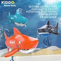 Rc Shark Electric Remote Control Animals Toy for Children Boys Kids Gifts Animals Fish Swimming Pools Bath Submarine Educational 2