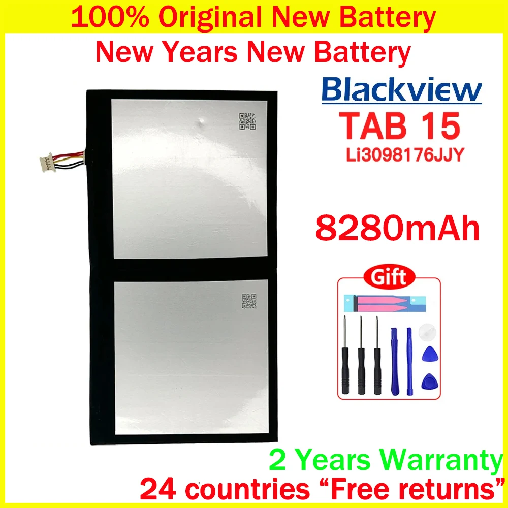 

New Original Li3098176JJY TAB 15 8280mAh Replacement Battery For Blackview TAB15 TAB 15 PAD With Free Tools