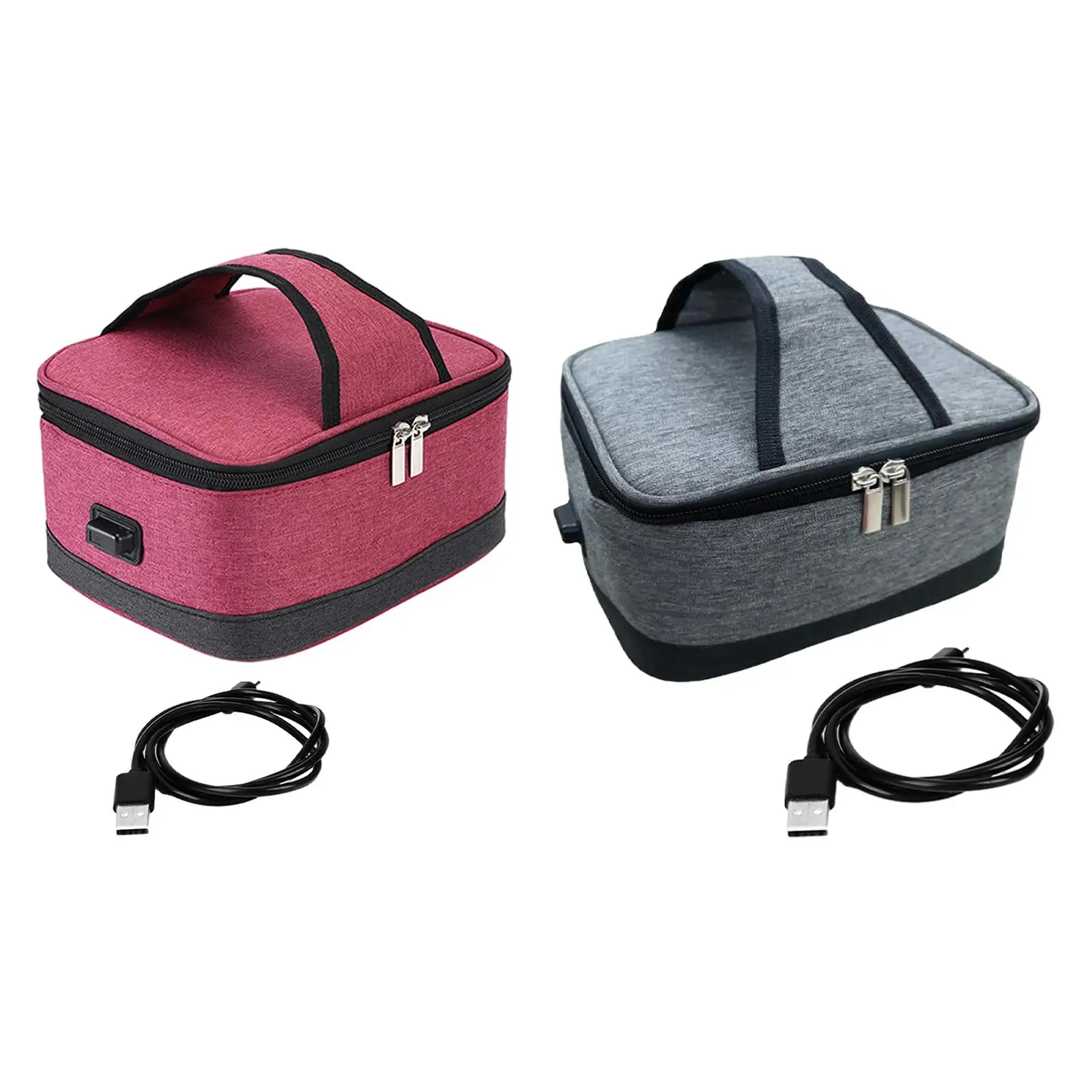 

Heated Lunch Box USB Meals Reheating Food Heating Bag for Office Car Picnic