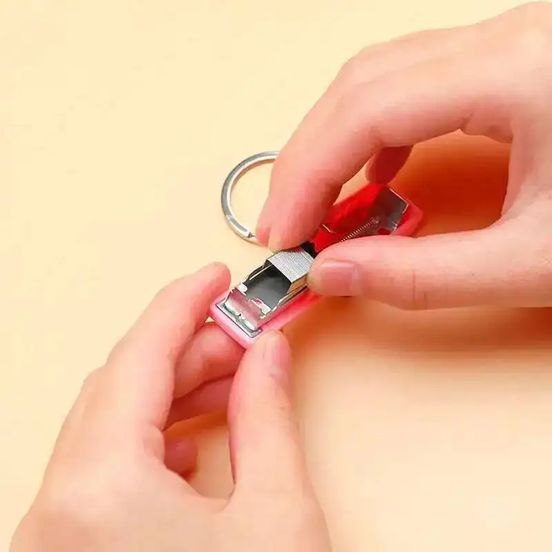 Push Stapler 1 Piece Cartoon Animals Stapler Office Supplies School Accessories Stationery
