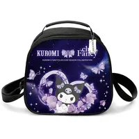Cartoon cute portable lunch bag for primary and secondary school students Kuromi Kuromi children's ice bag insulation bag 4