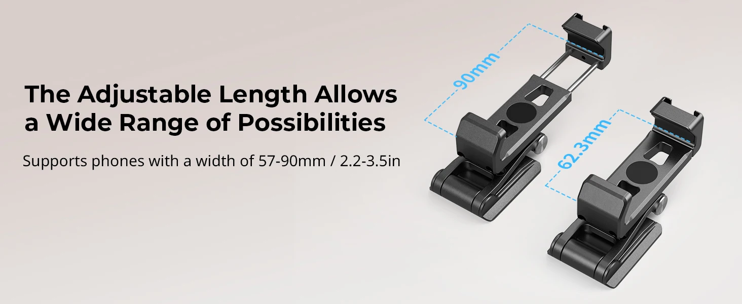 Phone Tripod Mount, Cell Phone Mount with Quick Release Adapter for Arca-Swiss f