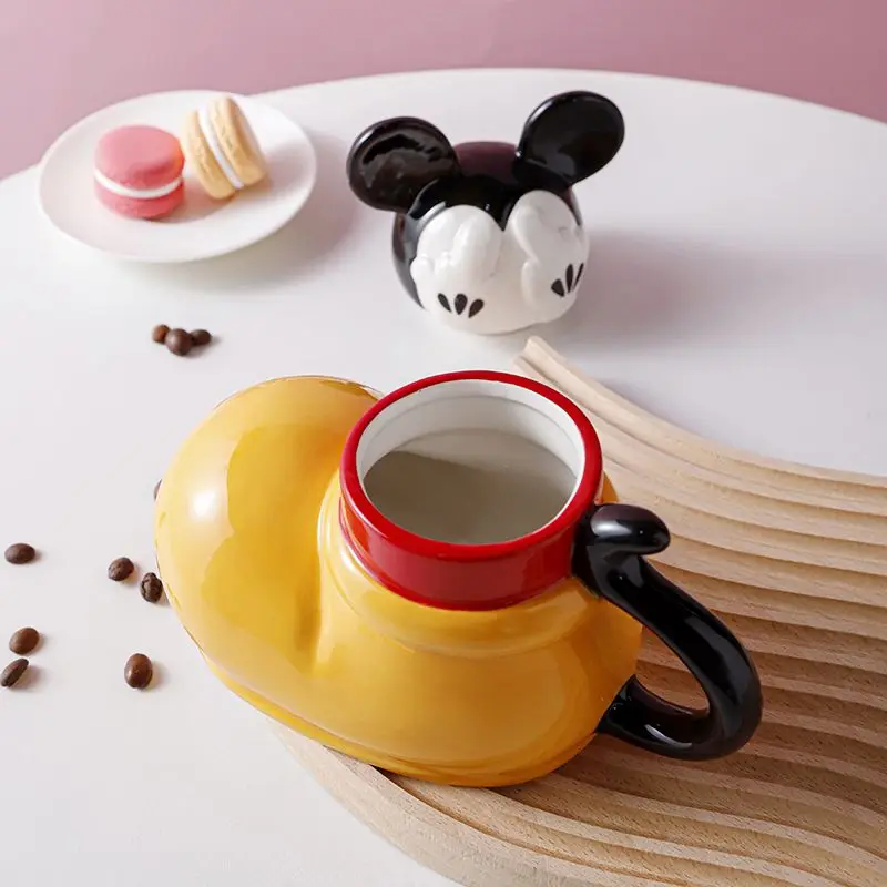 

Miniso Cartoon Anime Ceramics Mug Breakfast Milk Cup High Capacity Cute Creative Personality Unique Fashion Design Birthday Gift