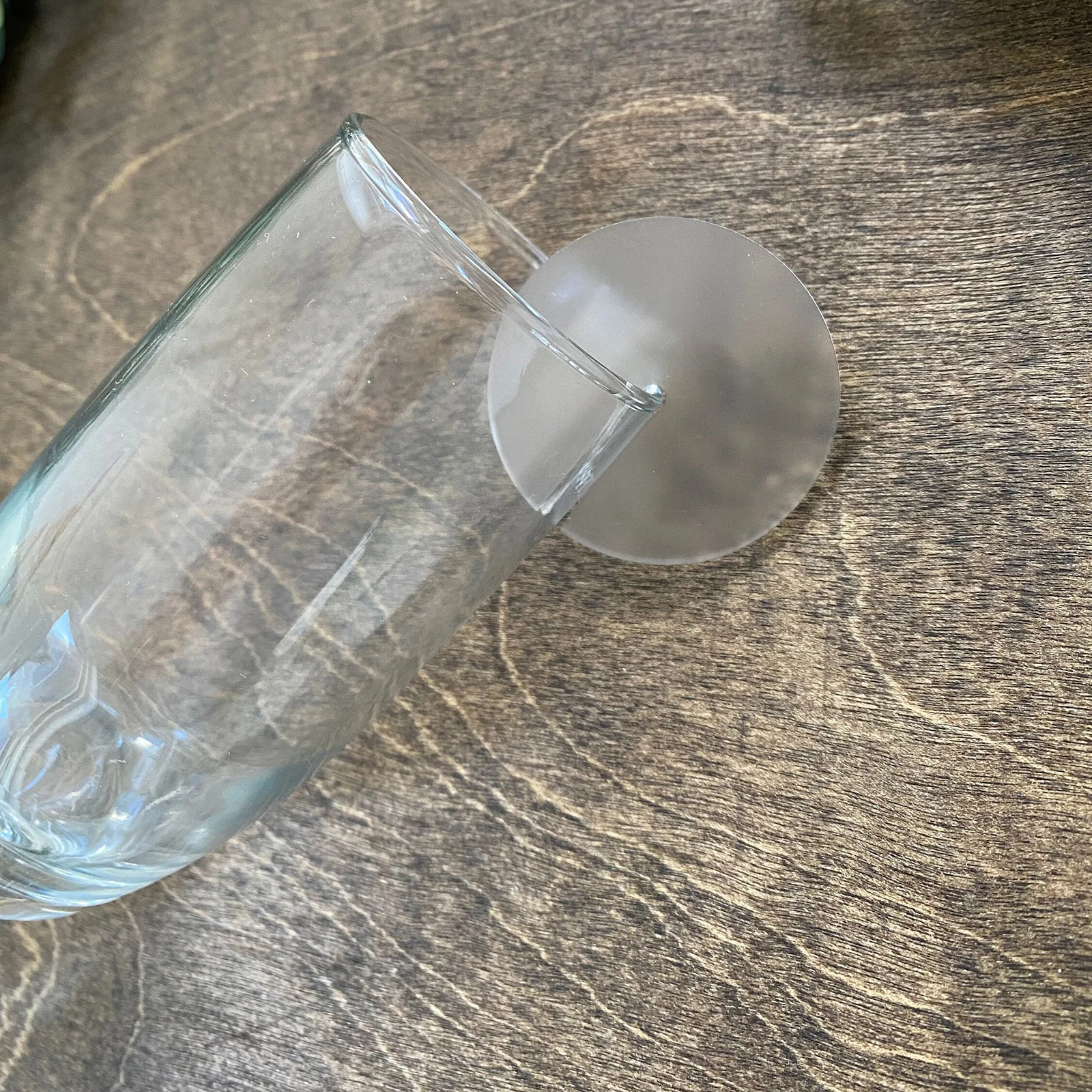 빈 아크릴 칵테일 글라스 참 마커 음료 태그 와인 글라스 참 테이블 마커 웨딩 생일 이벤트 파티 장식 골드 & 실버