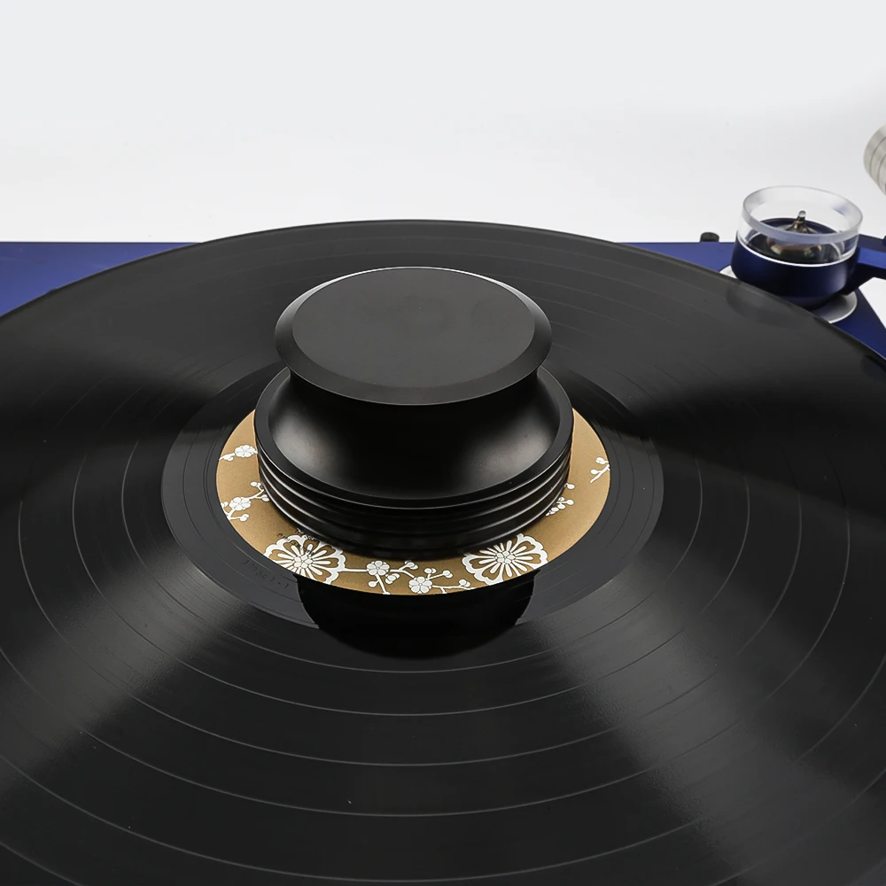 Peso Del Disco LP Vinile Morsetto Per Giradischi Stabilizzatore Accessori Per Lettori Di Vibrazioni Nero~p222547761