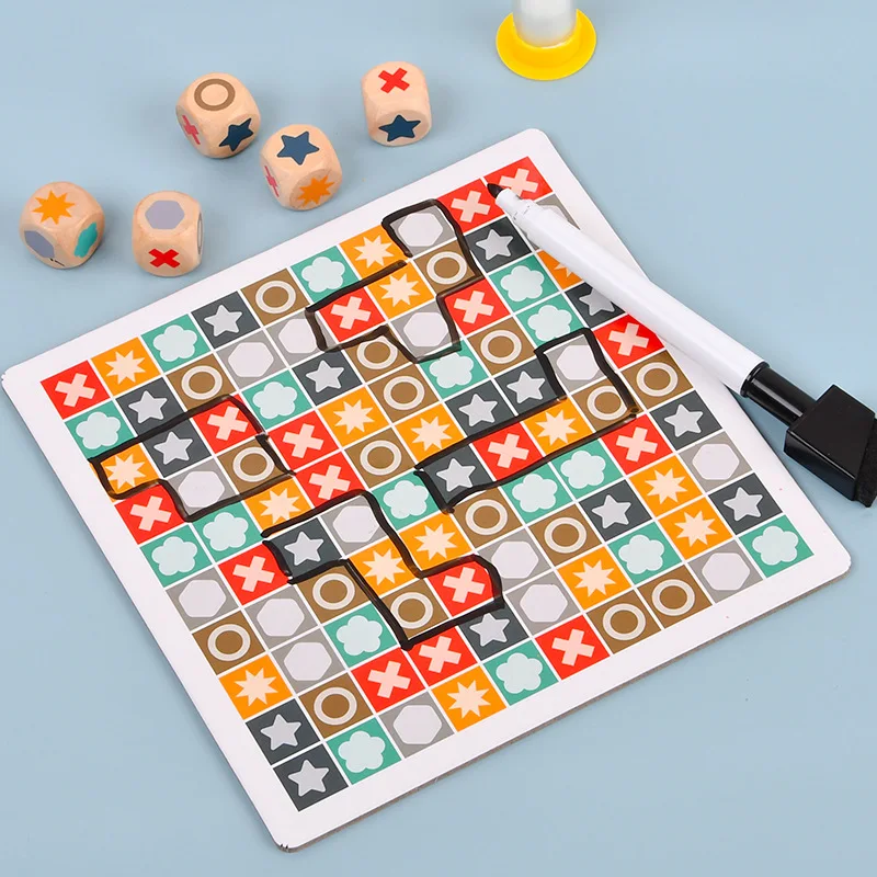 Children's Board Game Five In A Row Against The Game Puzzle Fun Kindergarten Thinking Ability To Enhance Wooden Toys 2