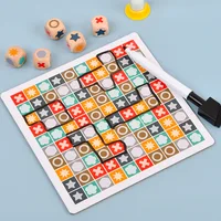Children's Board Game Five In A Row Against The Game Puzzle Fun Kindergarten Thinking Ability To Enhance Wooden Toys 2