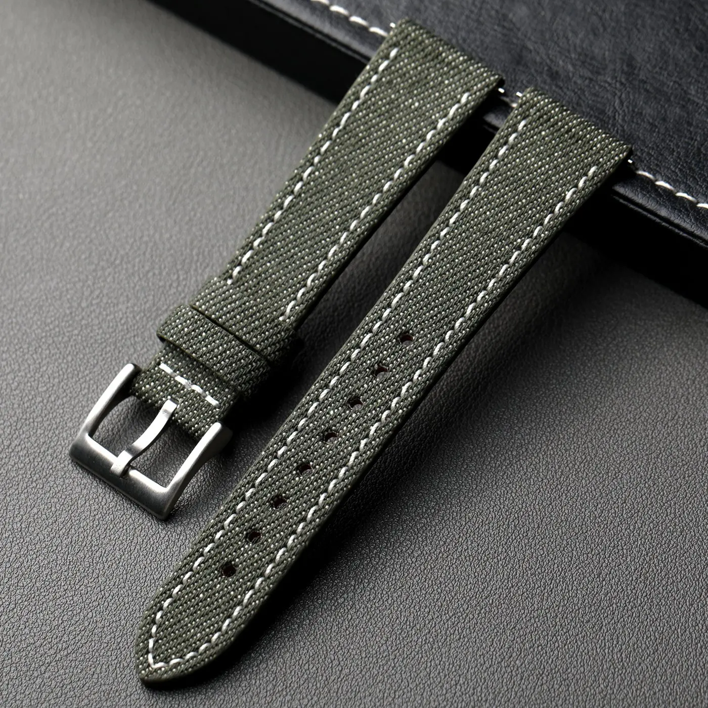 Premium Leather-Fit Denim Strap - Quick Release, Soft & Durable Bracelet in Multiple Colors
