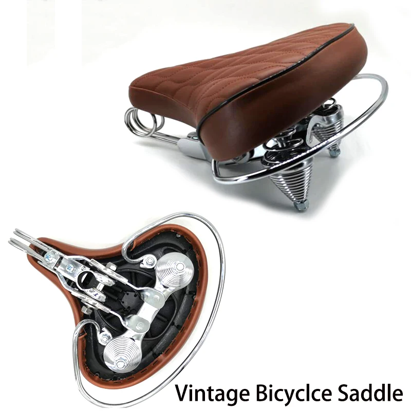 Sella Velo sella Vintage primavera sella bici inglese urbana accessori bici|brown  saddle|bike saddlebicycle saddle brown - AliExpress