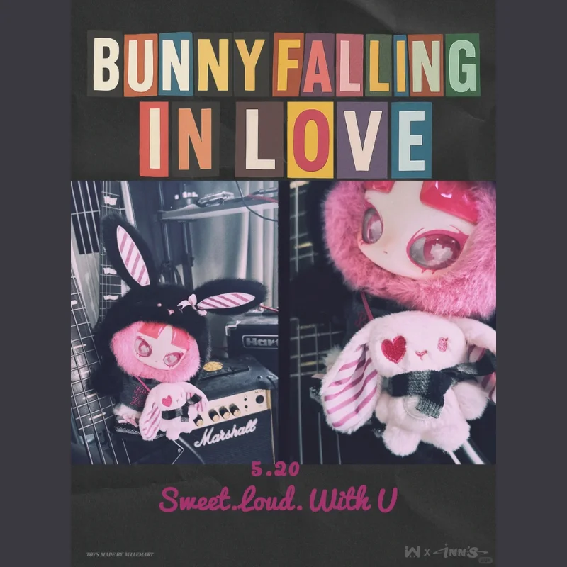 新作 520限定 INN'S BUNNY FALLING IN LOVE うさぎ INN'S 520 Bunny Falling in LOVE Limited Plush