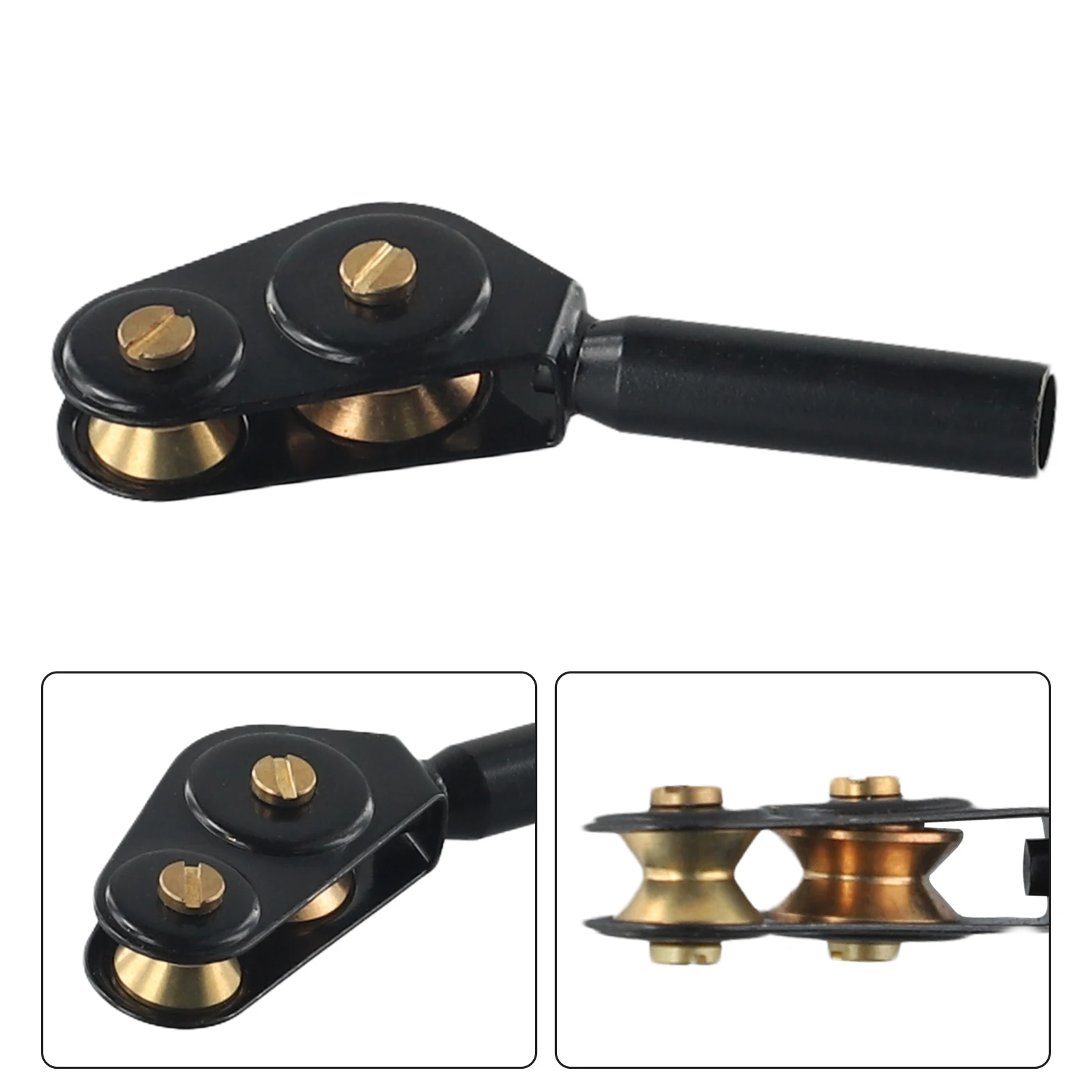 1pc Fishing Rod Tip Pulley Guide Roller Fishing Rod Tip Ring Pulley Double Wire Loop For Sea Boats Accessories fishing gear accessories fishing terminal tackles