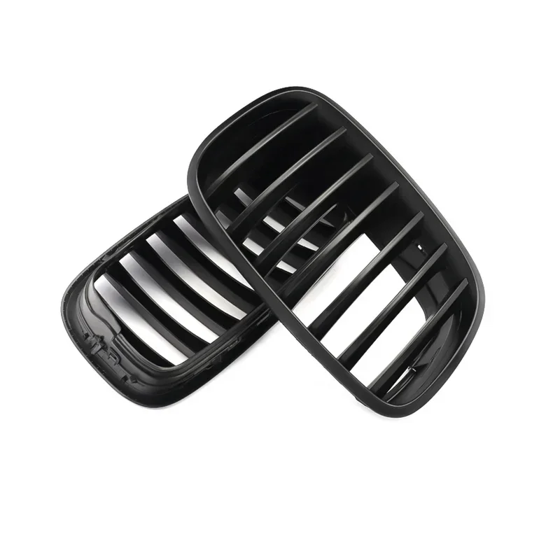 Car Front Hood Grill Kidney Grilles Racing Grill Auto Accessories Pair For BMW X5 X6 E70 E71 2007-2013