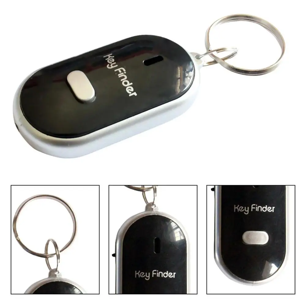 Mini Key Chain Beep Mini Key Finder Antilost Beeping Whistle Flashing Remote Control By So ...