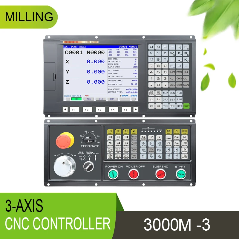 

High Quality Milling Machine CNC Controller 3 Axis PLC Control System Kit With ATC Function Similar To GSK Controllers Panel