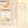 4pc/lot Lopet Kawaii Gel Ink Pen Set 0.5MM Cute Sign Pens Back To School Stationery Rotating Core Quick Drying ST Nib for Office 2