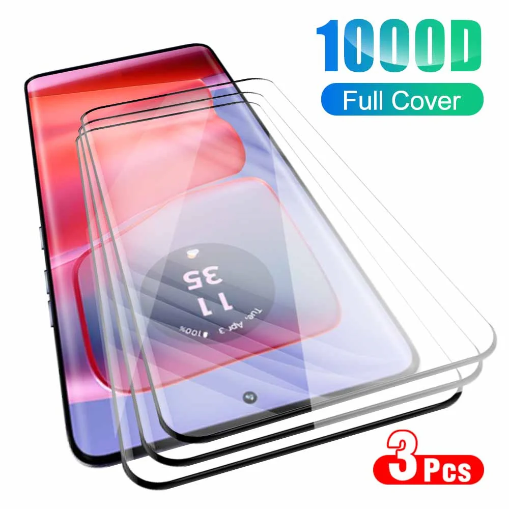 Custodia Protettiva In Vetro Curvo 3Pcs 9D Per Motorola Edge 50 Pro 50Pro Edge50 Ultra Fusion 5G 2024 Pellicola Proteggi Schermo Pellicole Temperate