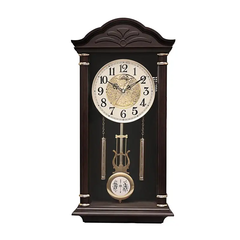 Chinese Large Wall Clock Retro Silent Shabby Chic Pendulum Clocks