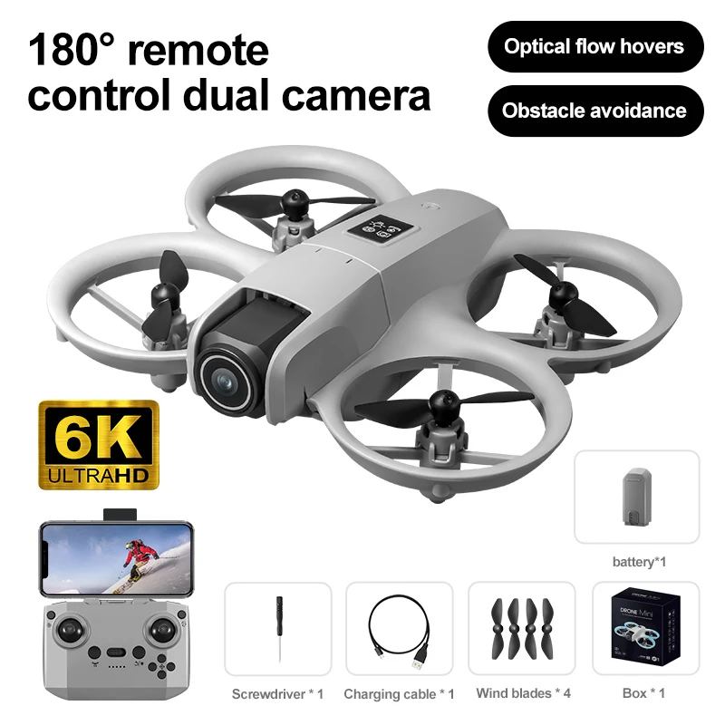 Міні-дрон для початківців, дрони для уникнення перешкод, 360-градусний фліп, оптичний потік, повітряний пристрій, БПЛА, уникнення перешкод для міні-дронів GT3