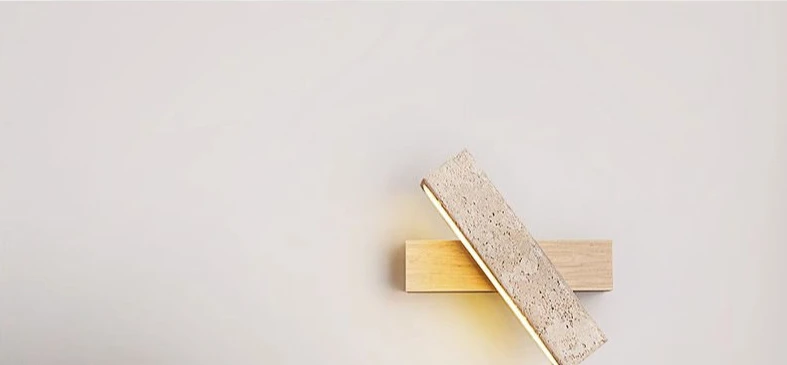Natural Stone Wall Lamp Sconce image 2