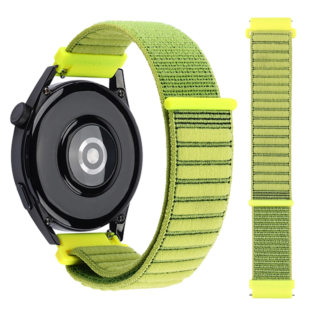 Nylon Loop Sports Strap - 20/22mm Woven Breathable Band