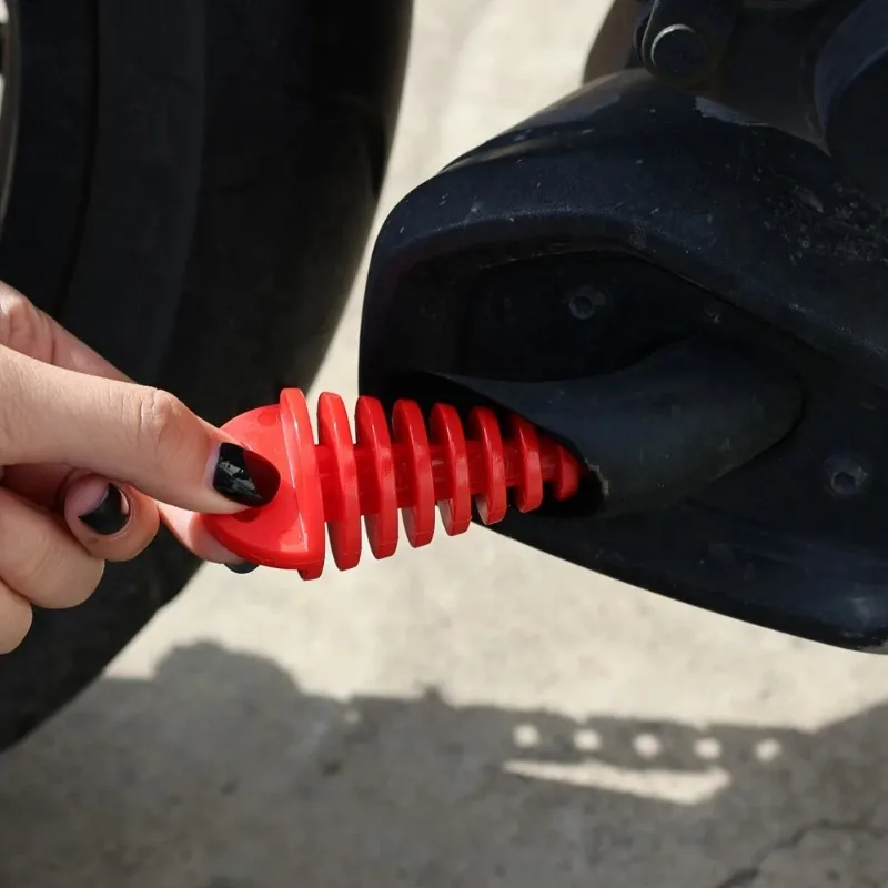 Exhaust Pipe Plug Tailpipe Rubber Air Bleeder Plug Exhaust Wash Plug Pipe Protector for Motocross Off-road Motorcycle Parts