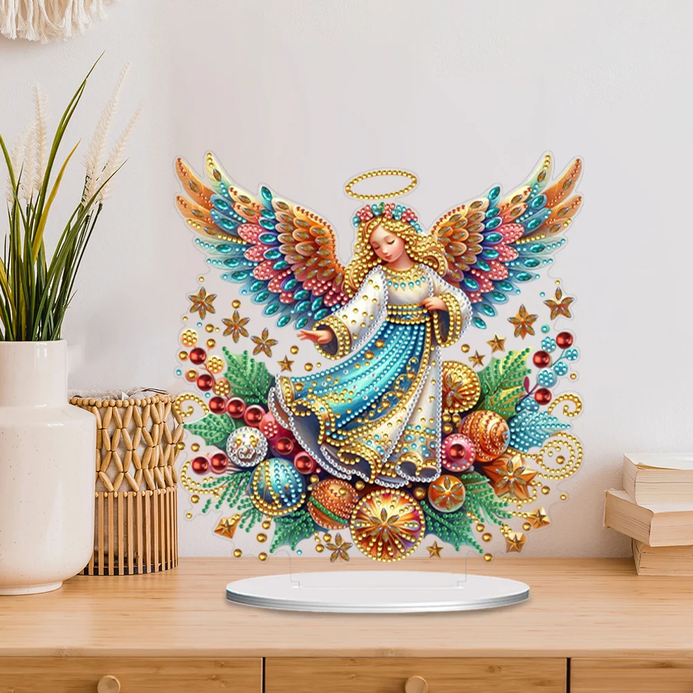 DIY Diamond Painting Angel Girl Ornament Kit