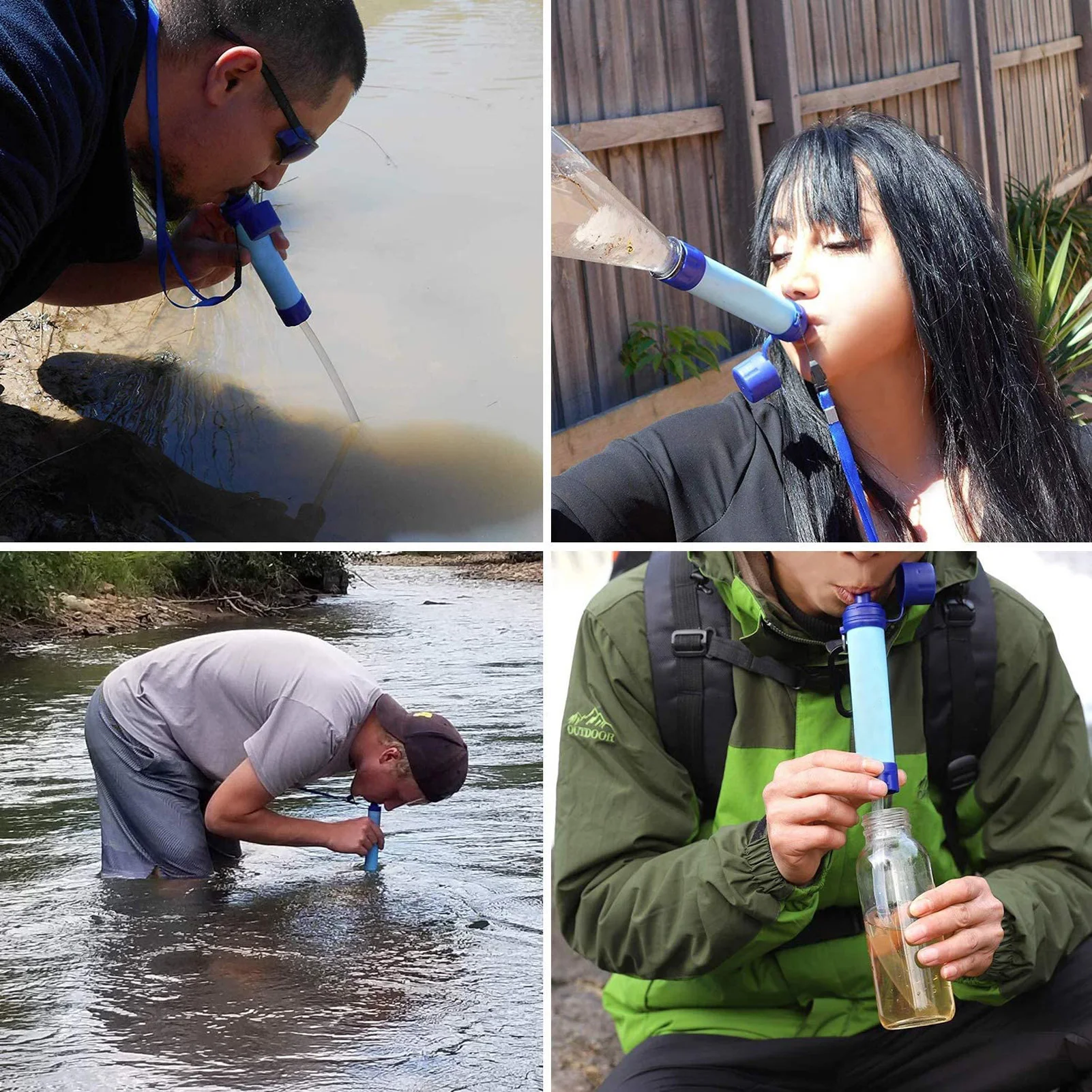 Water Filter Straw Survival Filtration Water Straws Straw Water Filter