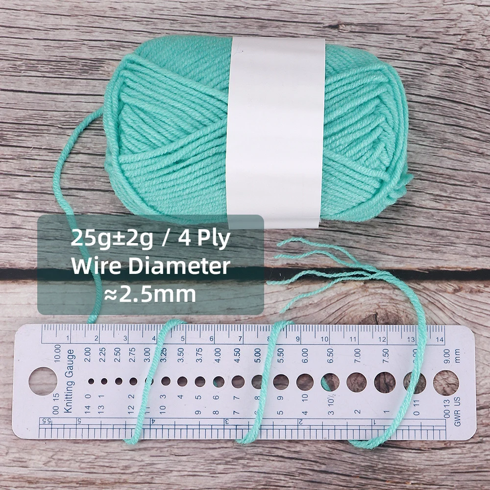25(50)pcs/bag 4 Ply Milk Cotton Yarn For Hand Knitting Crocheting Scarves,Sweaters,Shawls,Blankets,Pet Toys,Various Handmade DIY 5