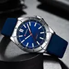 CURREN 8449 New Men's Fashion Quartz Watch Business Luminous Male Clock Waterproof Silicone Strap Casual Wristwatch reloj hombre 2