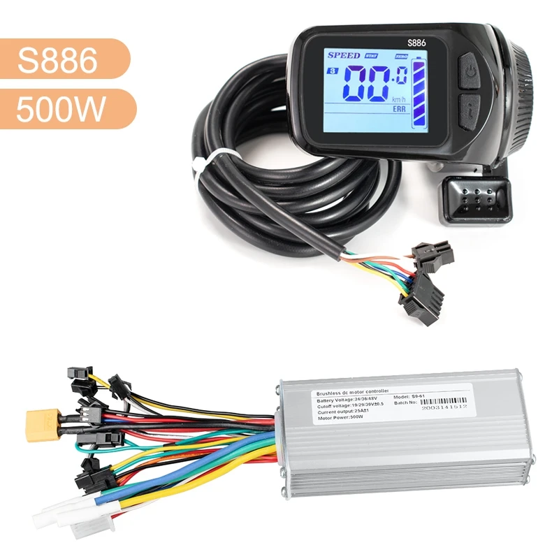 36v 48v 250w 350w E-bike 15a Sine Wave Brushless With Display E-bike