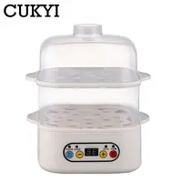 Mini Food Steamer Multi-layer combination Egg Boiler Food Warmer Rice cooker Dry burning Prevention Auto-off Eggtart making Tool 2