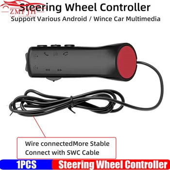 Pulsante di controllo remoto del volante universale Controller del volante dell'auto autoradio multifunzionale navigazione DVD GPS