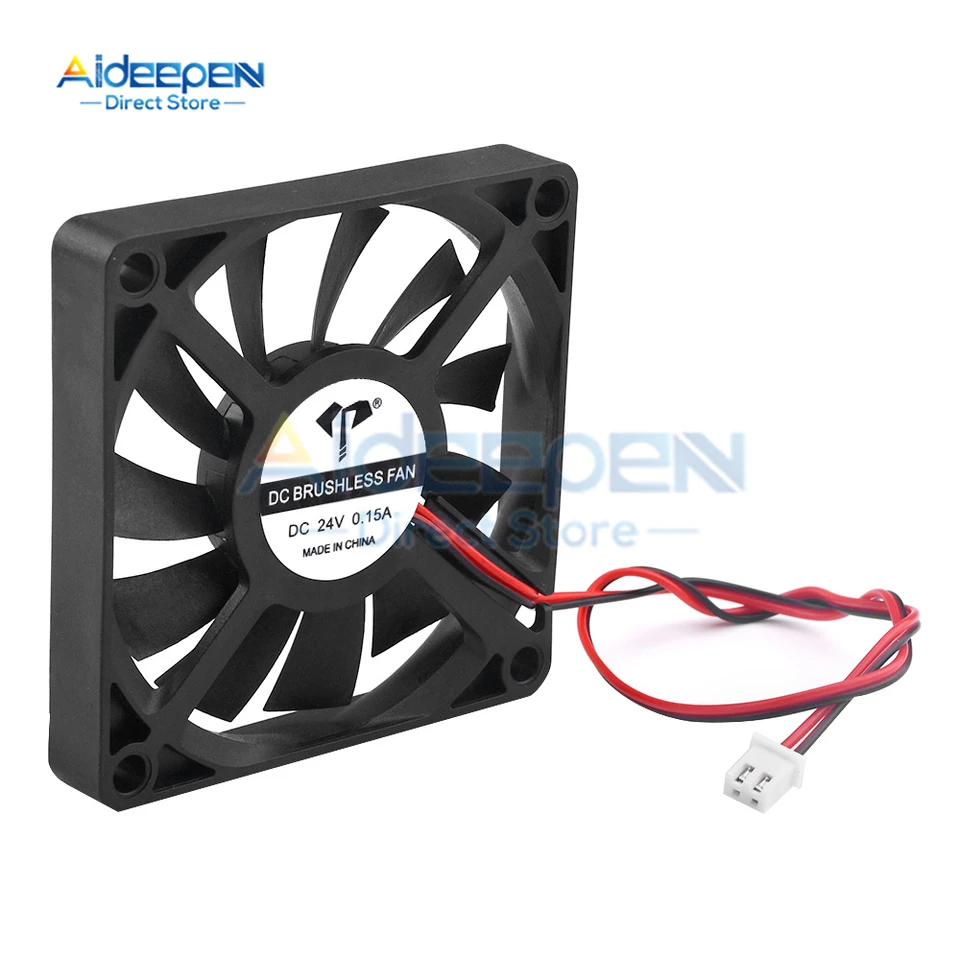 7010 5V 12V 24V 0.15A 0.2A 冷却ファンサイレント DC 冷却ファン工業