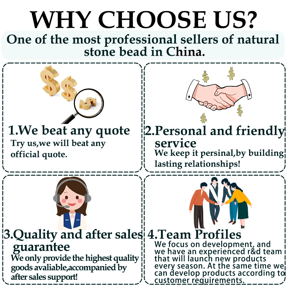 Natural Stone Beads Set 6