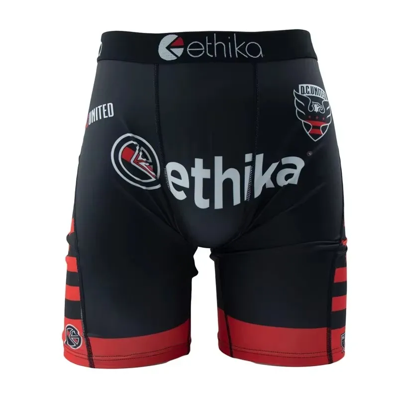 ETHIKA Fashion Sexy Print Men Underwear Boxer Cueca Panties Lingerie Underpants Boxershorts Trunks Men's Boxers Briefs plus size 5