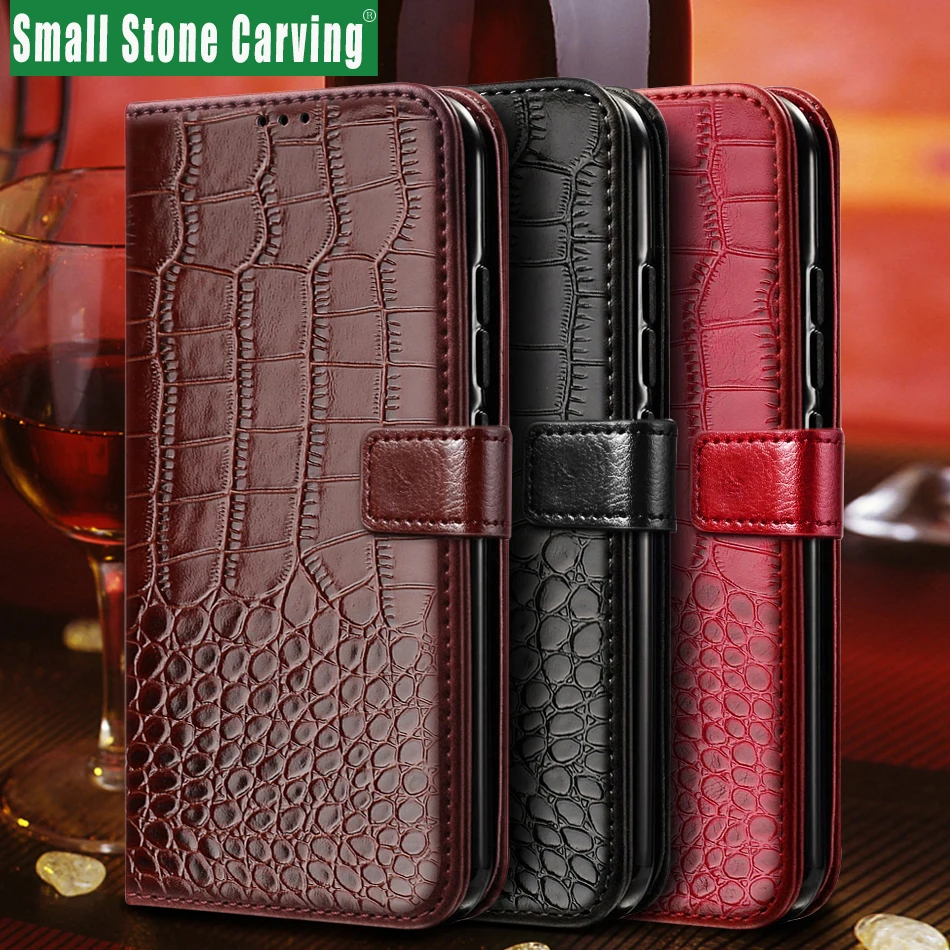 Premium Flip Leather Phone Case with Card Holder and Stand Feature