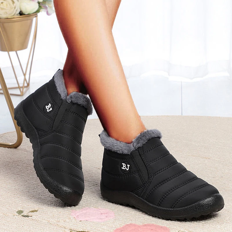 Snow Women Boots Soft Shoes Chunky Plus Size Boots Ladies Fur Ankle Boots New Couple Shoes Platform Women’s Winter Botas Mujer Best Sellers In Shoes