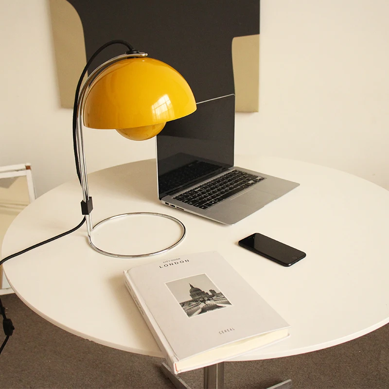 

Danish Design Mushroom Cloud Table Lamp Multicolor Living Room Study Bedroom Decoration Bedside Lamp Korean Style Desk Lamp