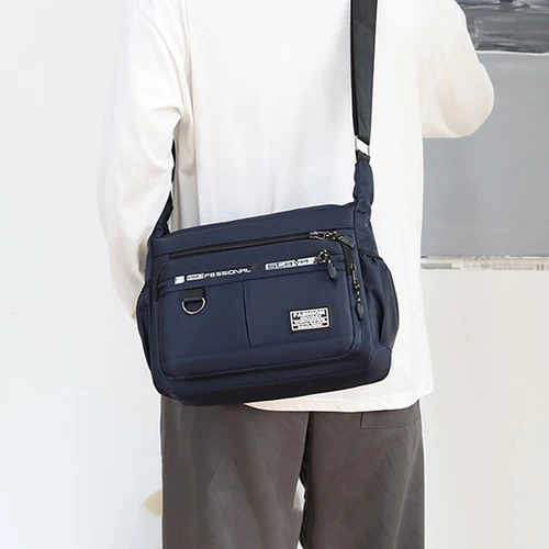 남성용 방수 크로스바디 숄더백, 옥스퍼드 지갑, 작은 슬링 팩, 메신저 가방, 업무용 비즈니스 3