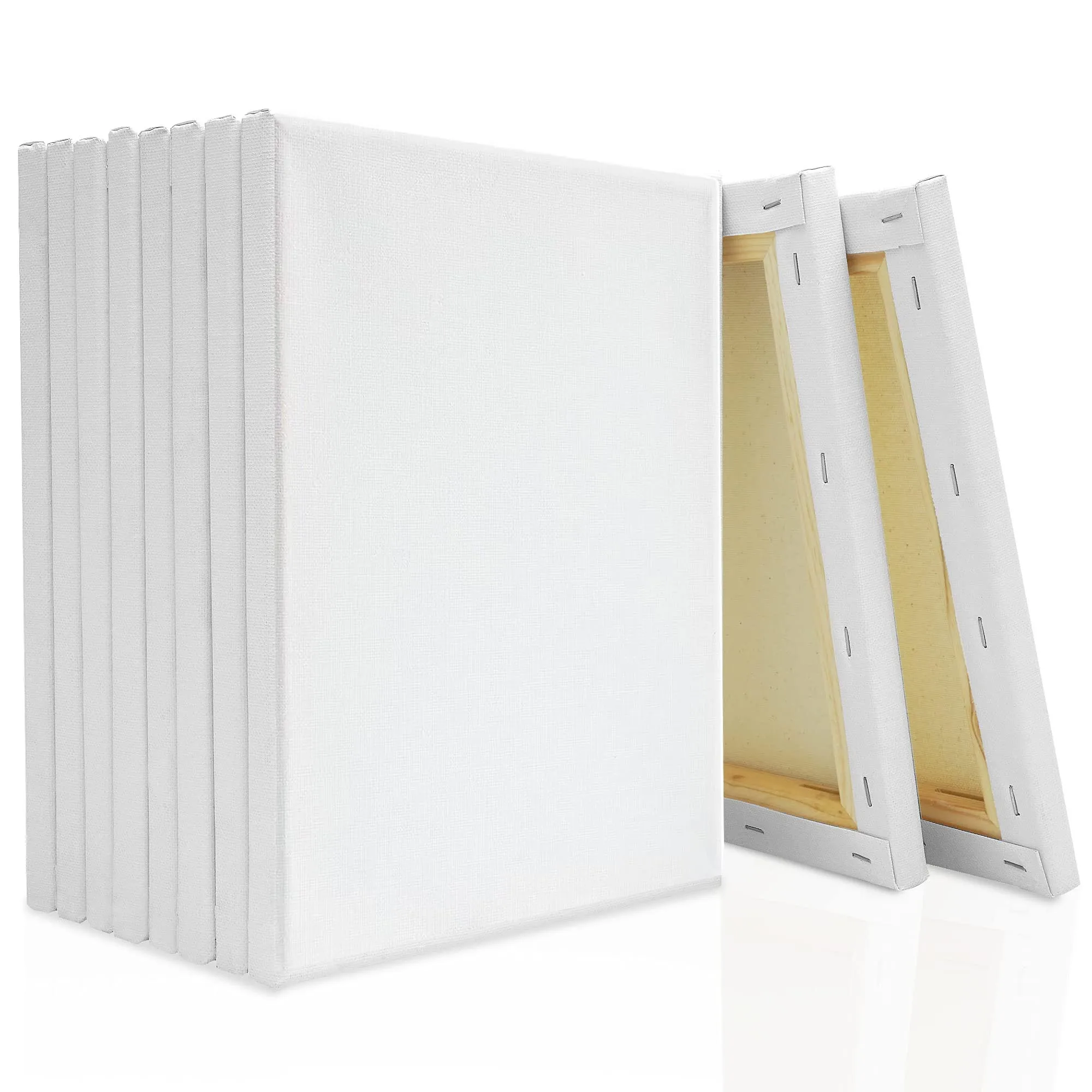 10pcs Mini Artists Canvas Art Drawing Board Blank Canvas Painting Frame Acrylic Oil Paint DIY Craft Supply school accessories