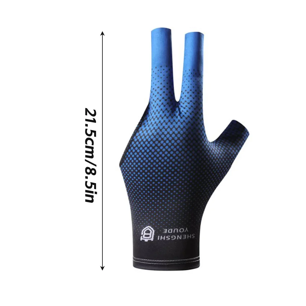 Billiards Glove Left Right Anti-Slip 3 Finger Snooker Billiard Glove Adjustable Snooker Pool Gloves for Men Billiard Accessories