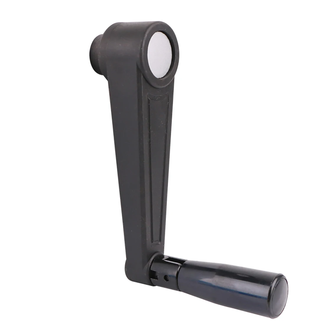 Round Hole/Square Hole Mounting Foldable Crank Handles for Lathe Milling Machine Revolving Handle Length 63/80/100-160mm 1Pcs