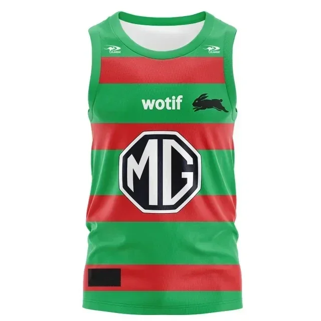 thumbnail image 1 of CAMISETA POLO South Sydney Rabbitohs 2024 Camiseta de rugby de local/visitante/entrenamiento - Talla para hombre: S-5XL (número de nombre personalizado impreso), 1 of 5