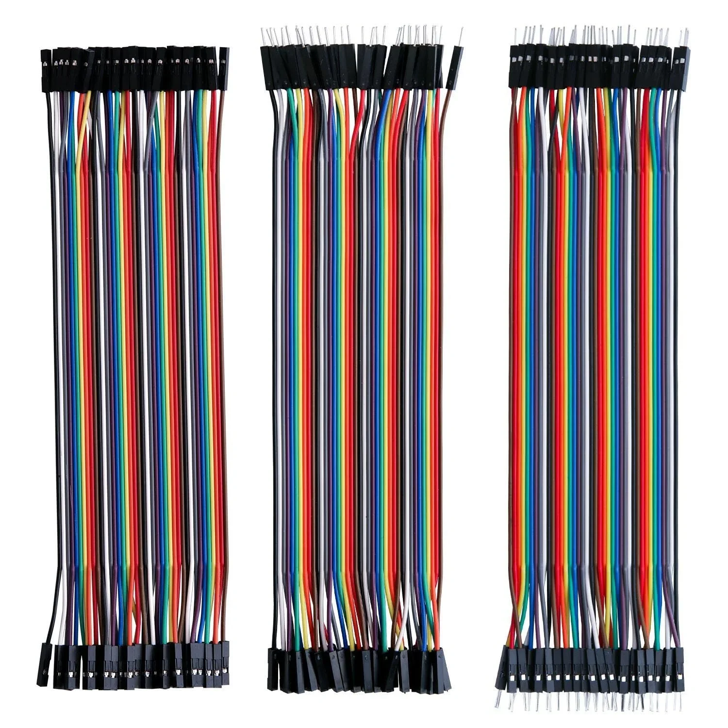 Dupont Line 20CM 40Pin Male to Male + to Female and Female Jumper Wire Dupont Cable for Arduino DIY KIT
