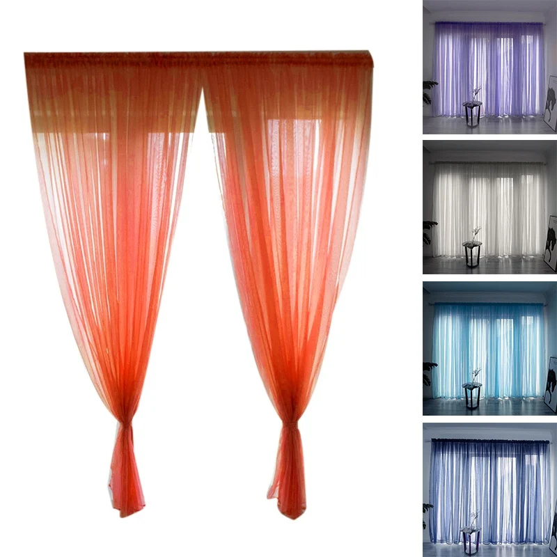 Description Picture 4 of itemTulle Window Curtain Living Room Window Screening Decorative Soft Hanging Cloth Home Bedroom Supplies Cortinas