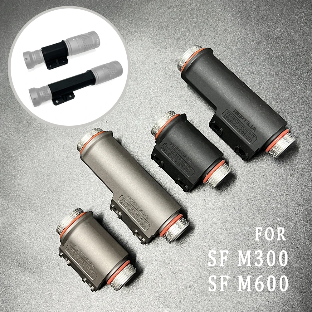 Scout Light Körperhalterung für Taschenlampen, taktisches Zubehör für M300 M600 Serie, Aluminium, passend für 16340 Akku – Detail 19