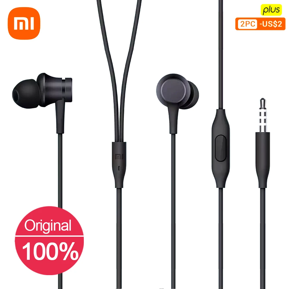 Xiaomi Piston 3 Auricolare Mi Fresh Basic Version Cuffie In-Ear Da 3.5Mm Per Miui Cc9 Pro A3 Lite Poco X4 X3 Pro Redmi Note 9 8 8T