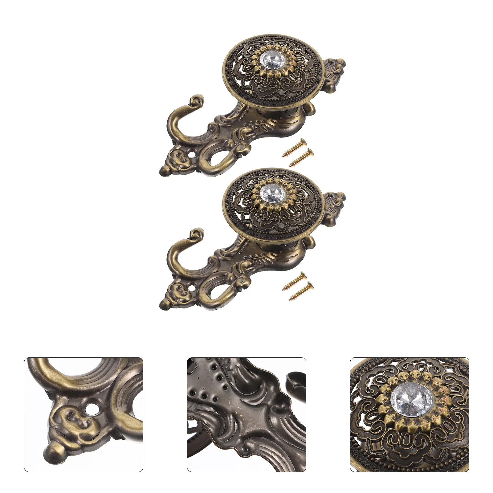 

2 шт., декоративные вешалки для штор