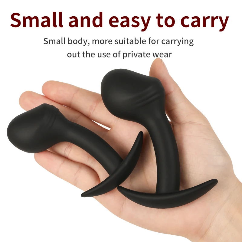 SM Small Walk Wearable Anal Bead Dildo Silicone Anal Plug Ass Anus Dilator Prostate Massager Butt Plug Toys for Man Women